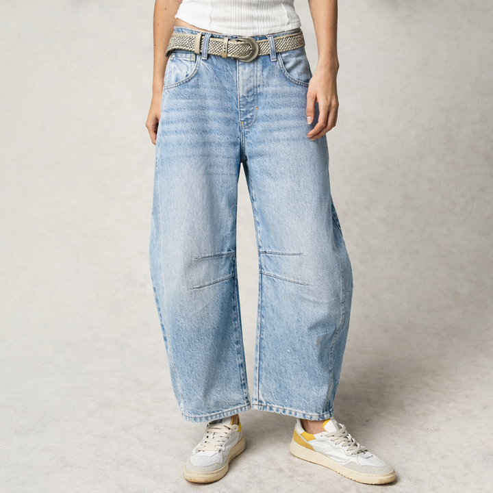Alina | Weite Denim-Hose für Damen