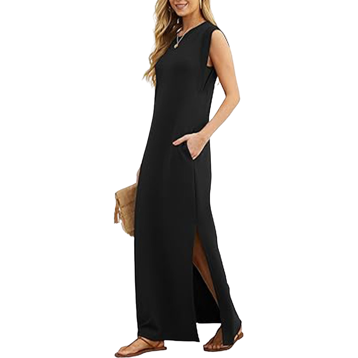 VIA – Lässiges, lockeres Maxi-Kleid