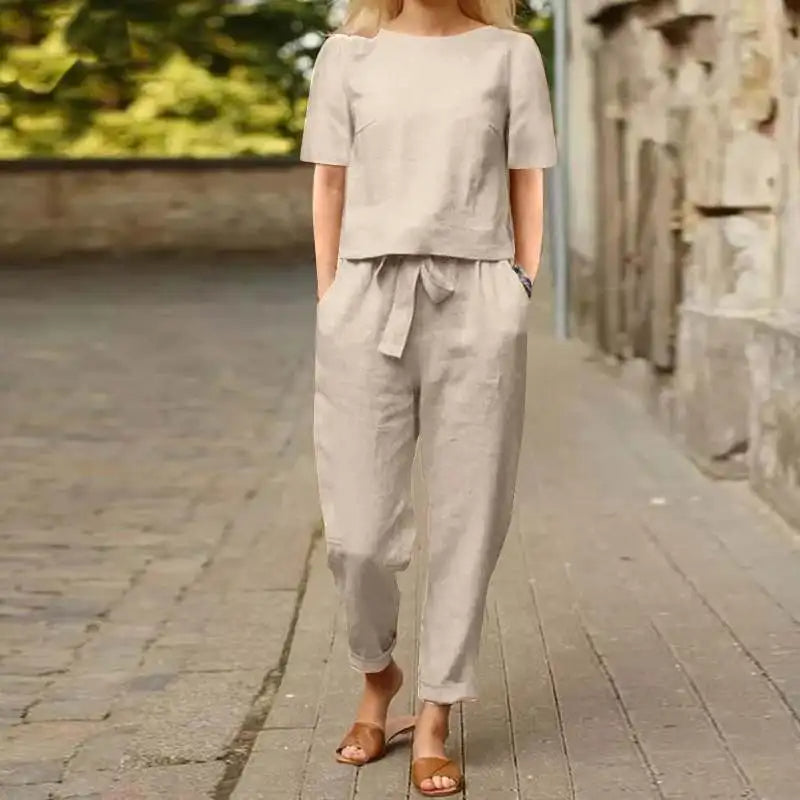 Brooklyn | Frauen Cropped Zweiteiliges Set