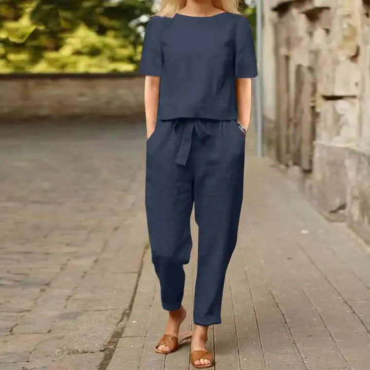 Brooklyn | Frauen Cropped Zweiteiliges Set