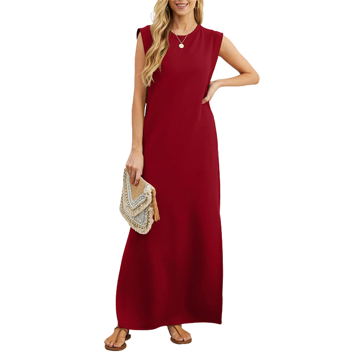 VIA – Lässiges, lockeres Maxi-Kleid