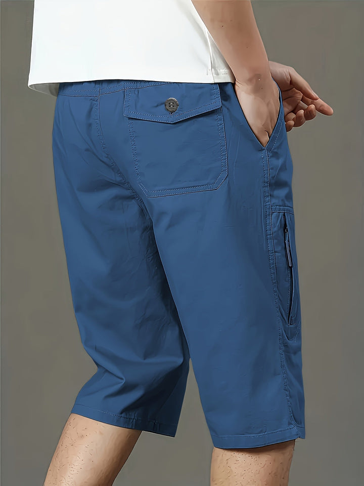 Herren-Bermudashorts mit Taschen für die alltägliche Freizeit