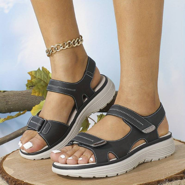 Sonja - Damen Orthopädische Ledersandalen mit Riemen