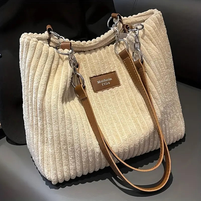 Julia | Baumwoll-Kord Tote Bag