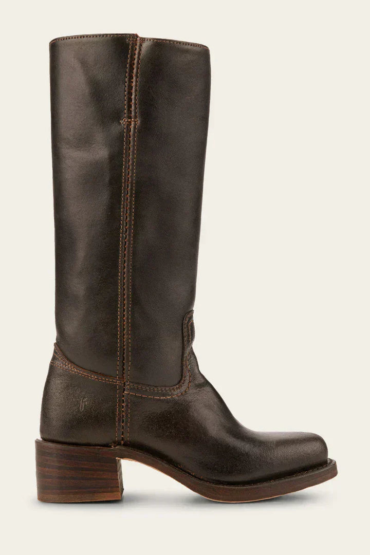 Holli | Elegante Damenstiefel aus Leder mit schlanker Schaft