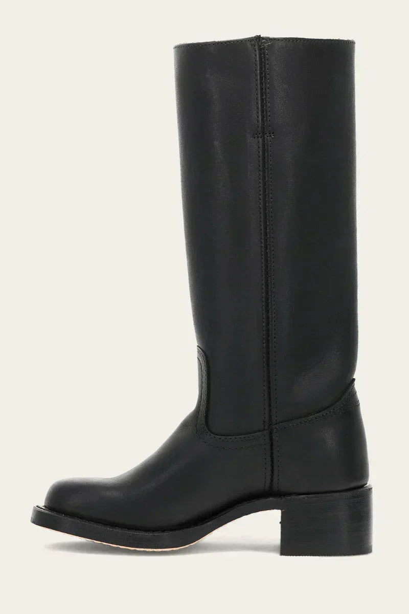 Holli | Elegante Damenstiefel aus Leder mit schlanker Schaft