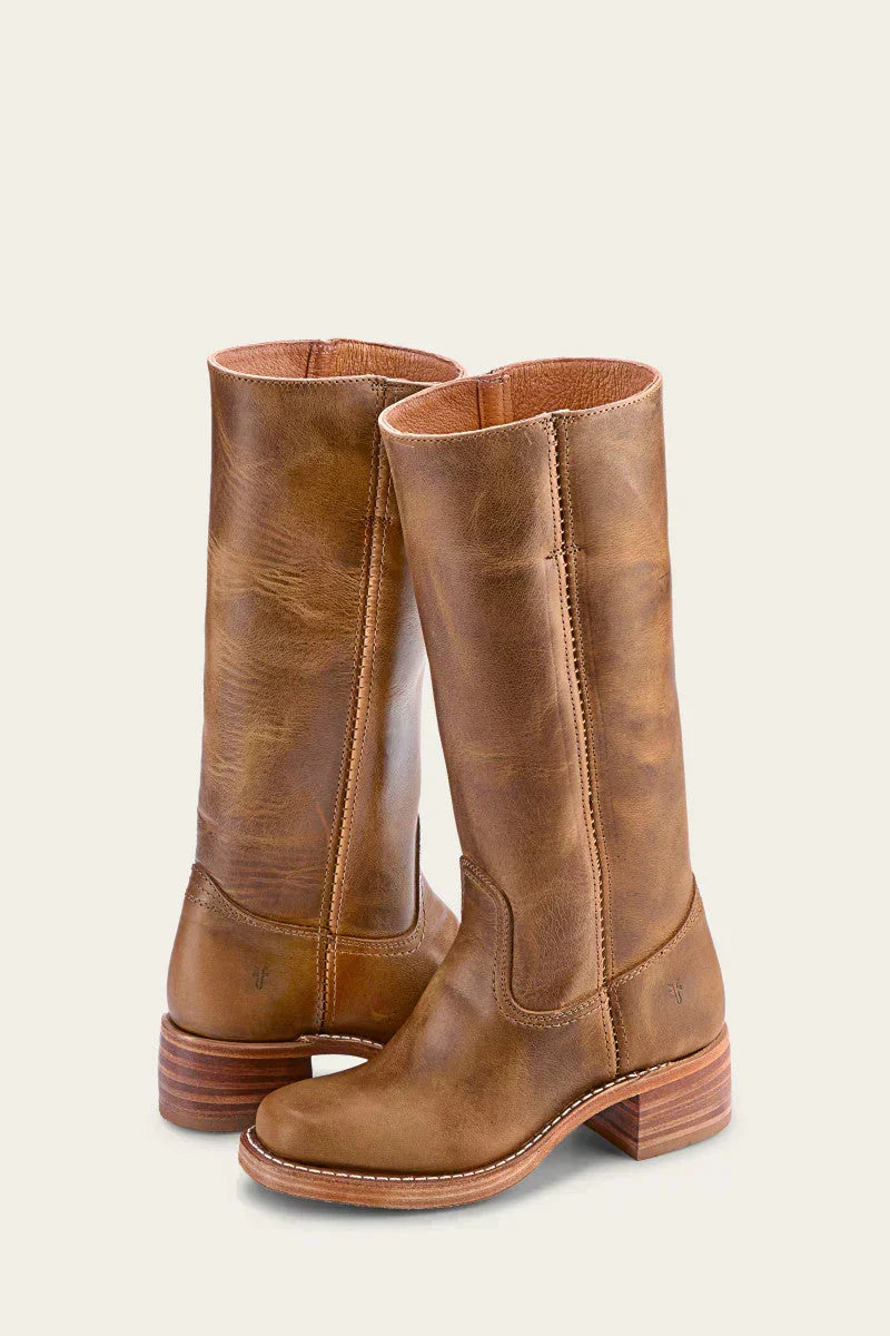 Holli | Elegante Damenstiefel aus Leder mit schlanker Schaft