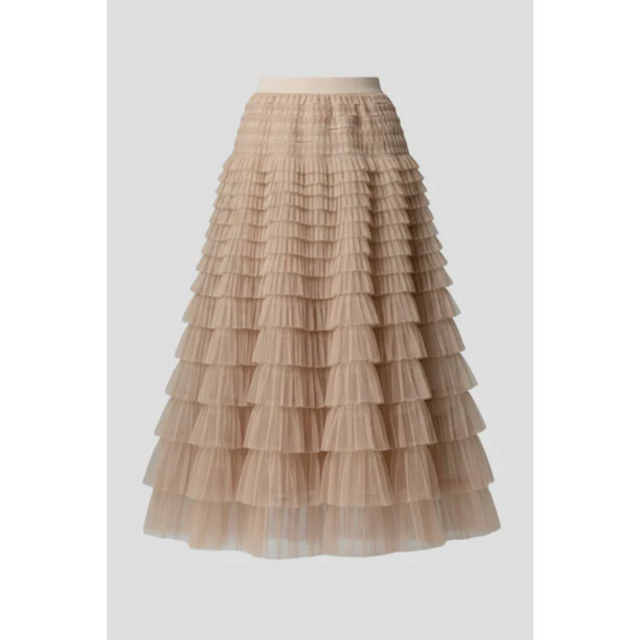 Carlotta | Damen Midirock Tüll Elegant