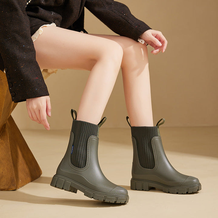 CHRISTA - Wasserfeste Damen Regenstiefel Mit Rutschfester Sohle