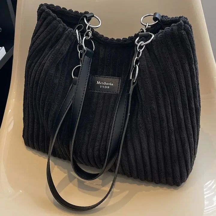 Julia | Baumwoll-Kord Tote Bag
