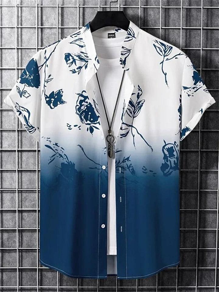 Tropisches 3D-Blumen-Hawaii-Hemd – Stil und Komfort in einem