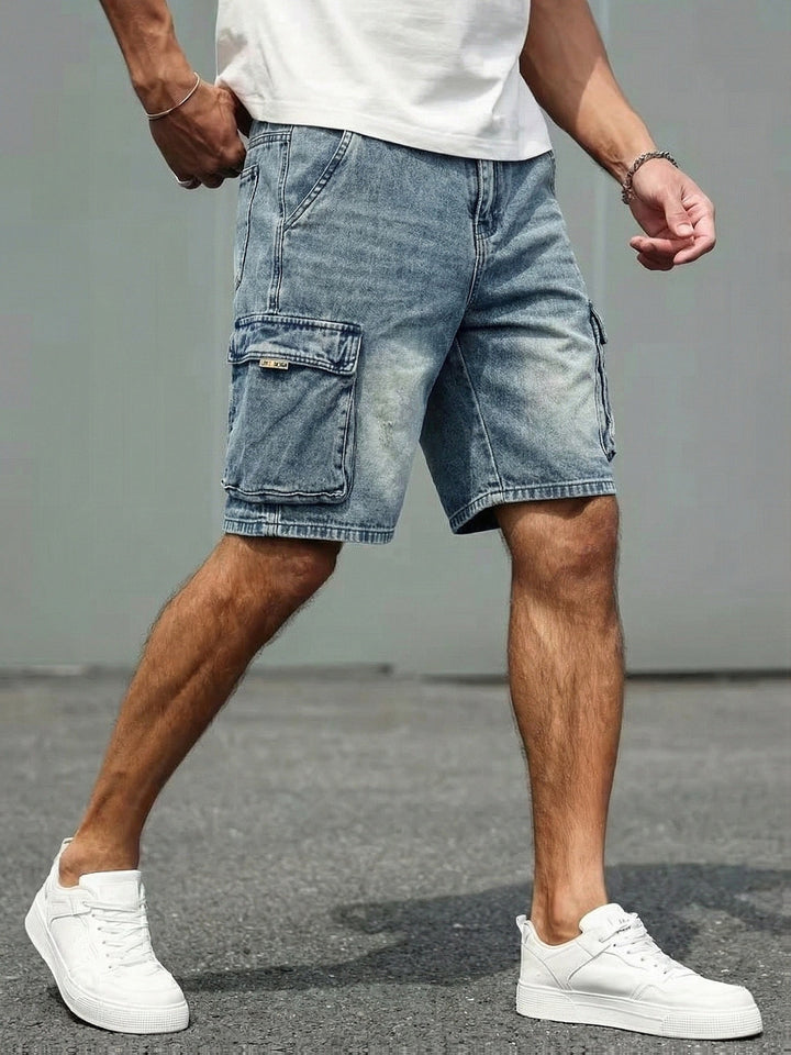Lässige Herren-Bermudashorts mit normaler Passform für den täglichen Gebrauch