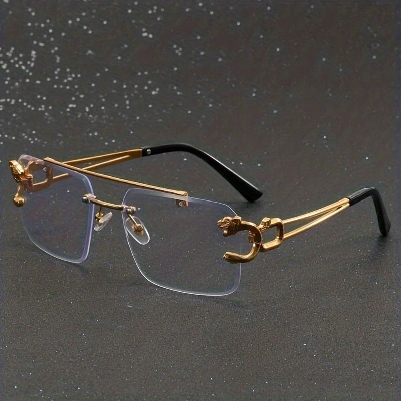 Retro-Stil Rahmenlose Sonnenbrille für Herren | Ideal für den täglichen Gebrauch im Freien