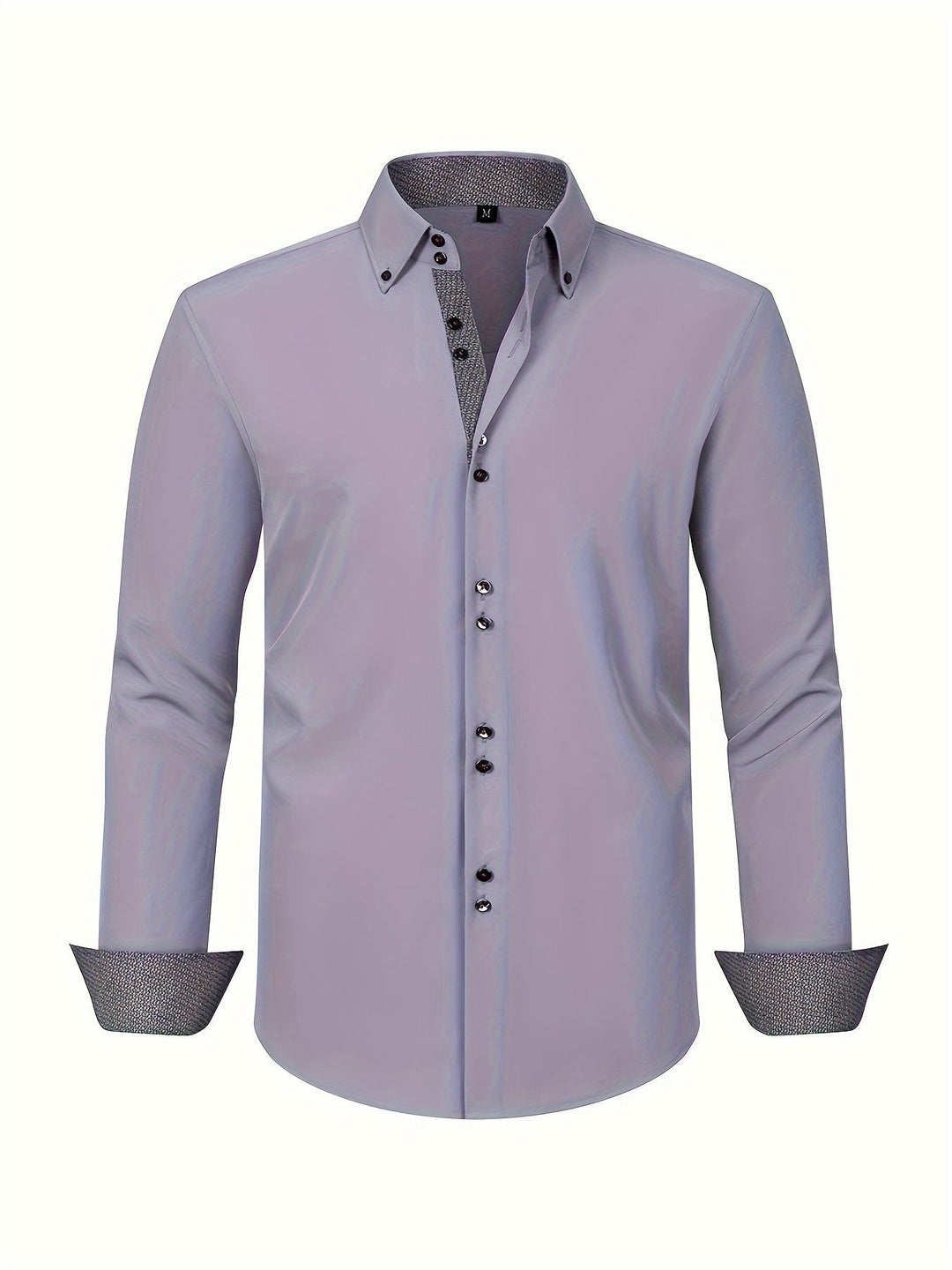 ALBERTO | ELEGANTE LEICHTE HEMD MIT KONTRASTDETAILS