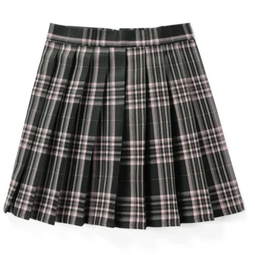 Damen Plissee Mini Rock | Schoolgirl Stil