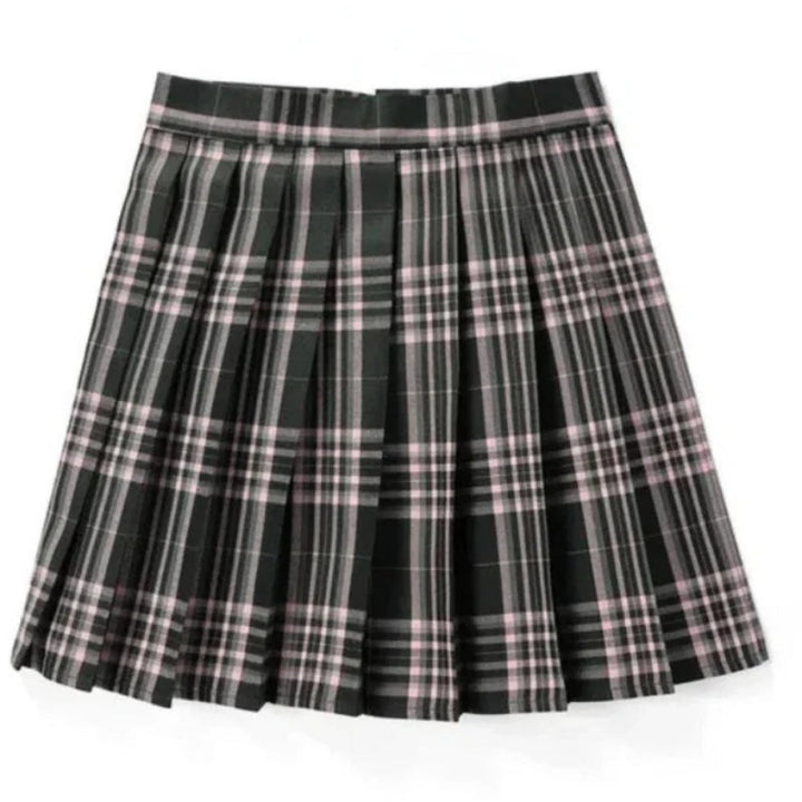 Damen Plissee Mini Rock | Schoolgirl Stil
