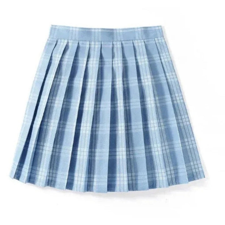 Damen Plissee Mini Rock | Schoolgirl Stil