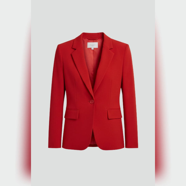 Damen Taillierter Blazer mit Revers