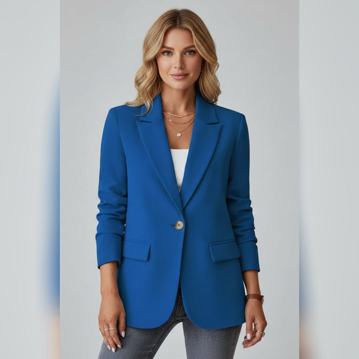 Damen Taillierter Blazer mit Revers