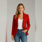 Damen Taillierter Blazer mit Revers