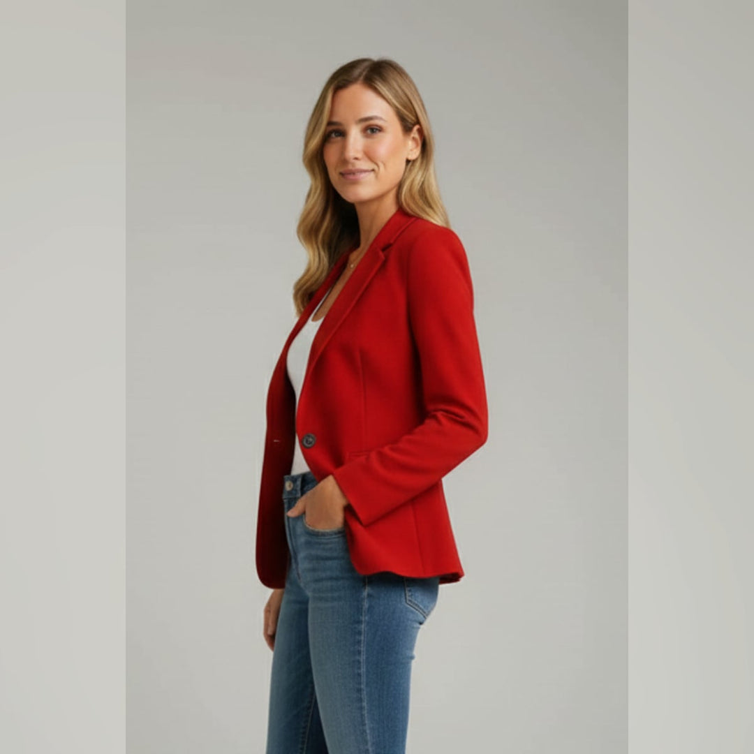Damen Taillierter Blazer mit Revers