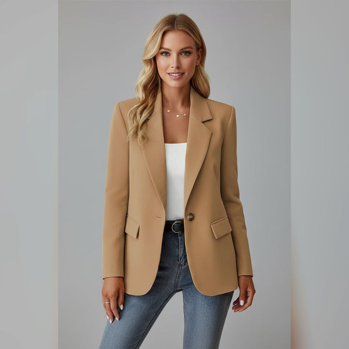 Damen Taillierter Blazer mit Revers