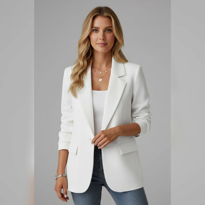 Damen Taillierter Blazer mit Revers