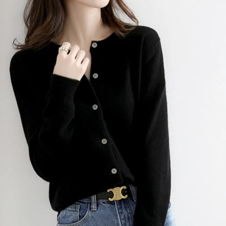 Damen Klassische Strickjacke | Ideal für den Herbst