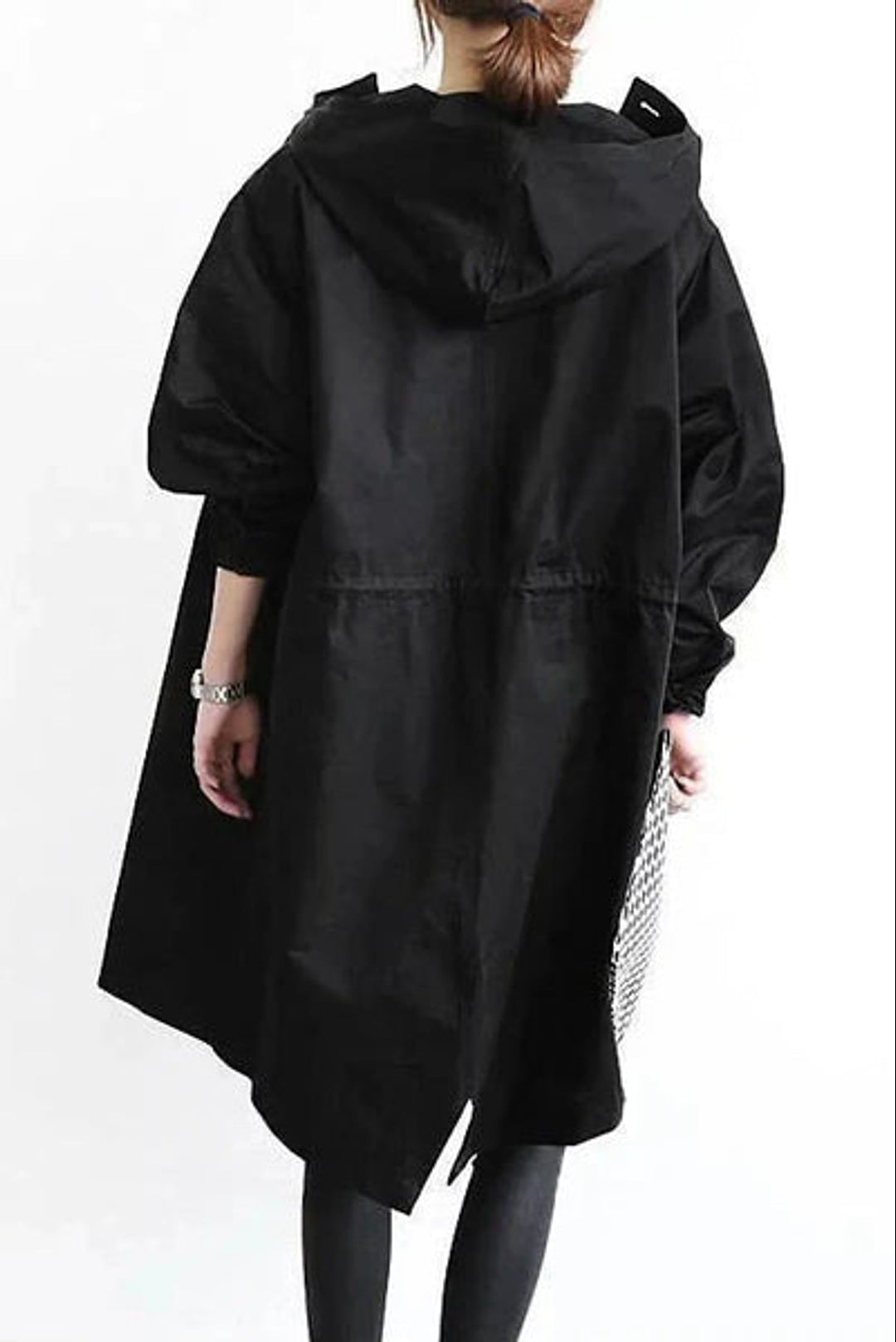 Damen Regenjacke mit Übergroßer Kapuze