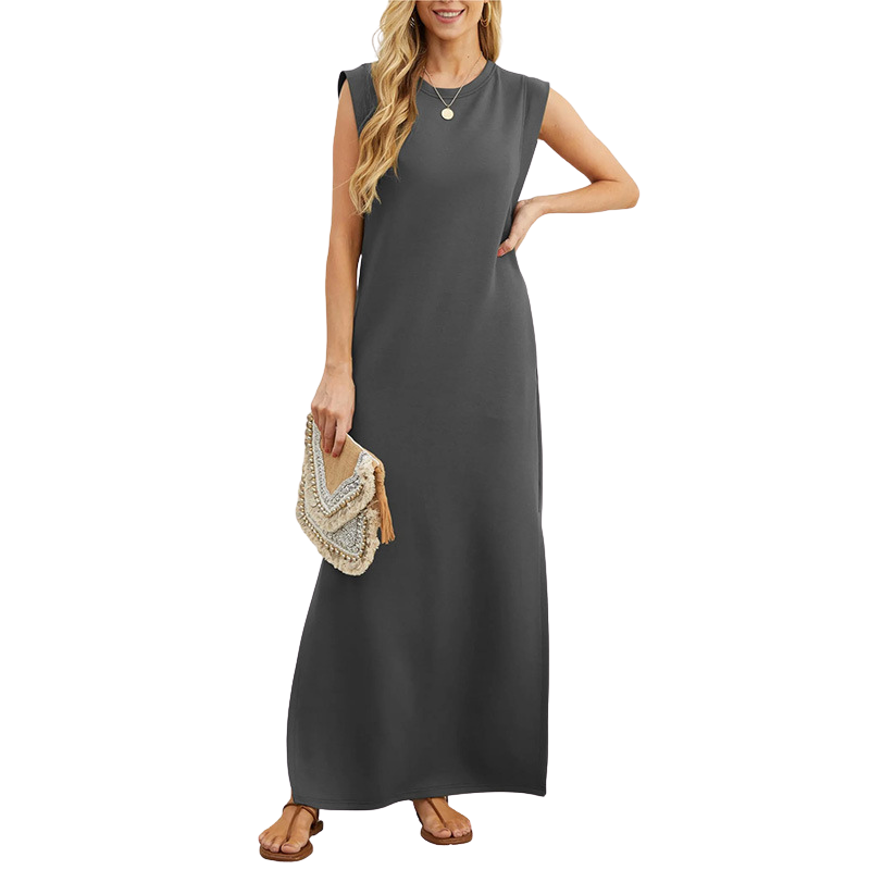 VIA – Lässiges, lockeres Maxi-Kleid