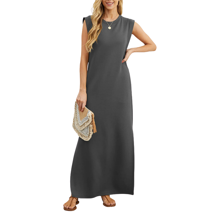 VIA – Lässiges, lockeres Maxi-Kleid