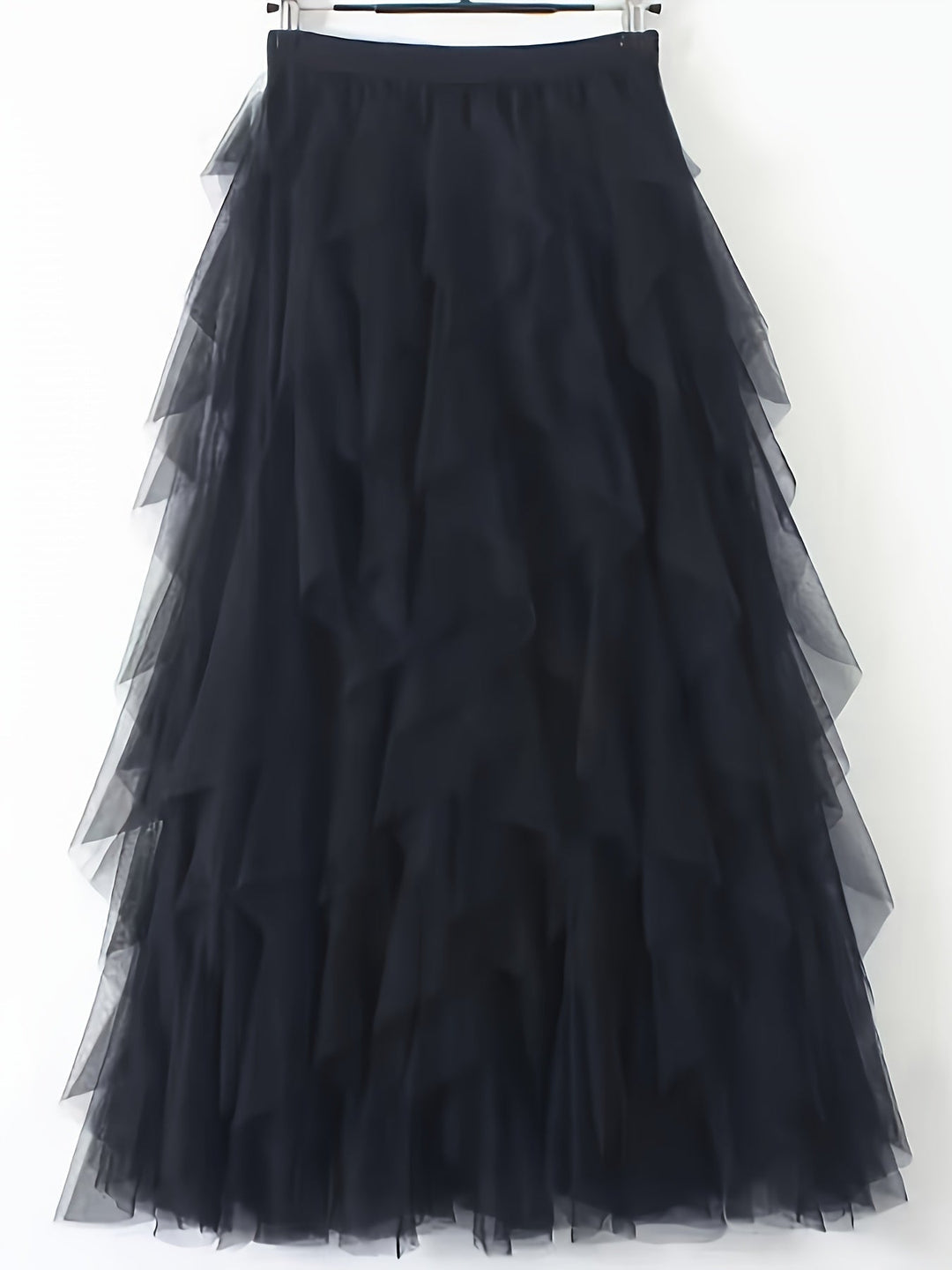 Damenrock Elegante Mehrlagige Volant Romantisches Festkleid