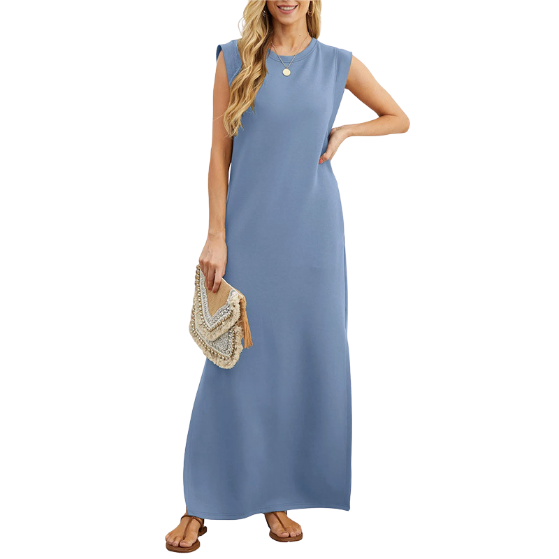 VIA – Lässiges, lockeres Maxi-Kleid