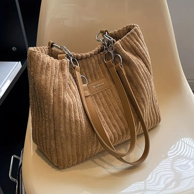 Julia | Baumwoll-Kord Tote Bag