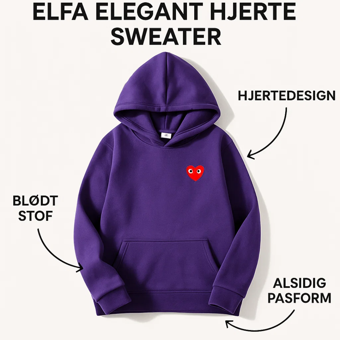Elfa | Eleganter Herzpullover – Schick, Bequem &amp; Stilvoll