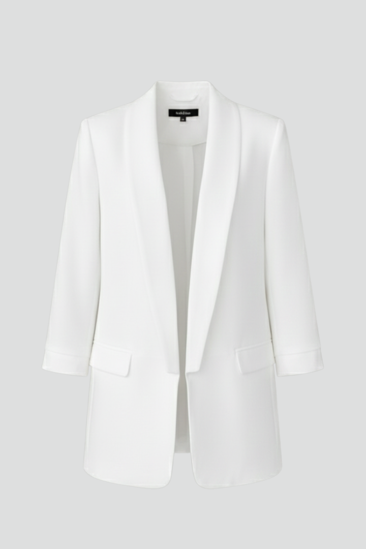 Elysia | Damen Fitted Wrap Kragen Blazer