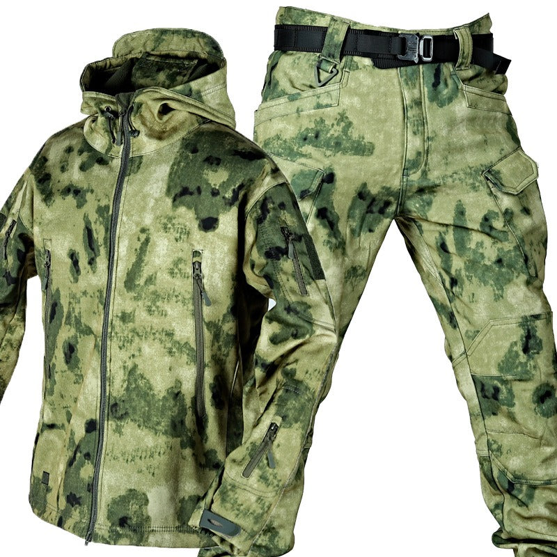 Herren Outdoor-Set wasserdicht mit Fleecefutter