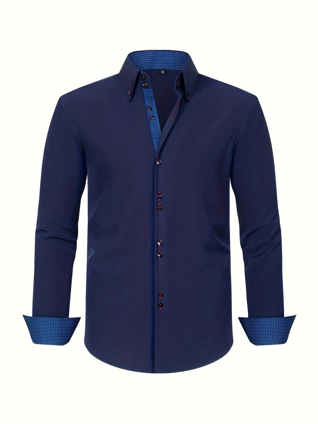 ALBERTO | ELEGANTE LEICHTE HEMD MIT KONTRASTDETAILS