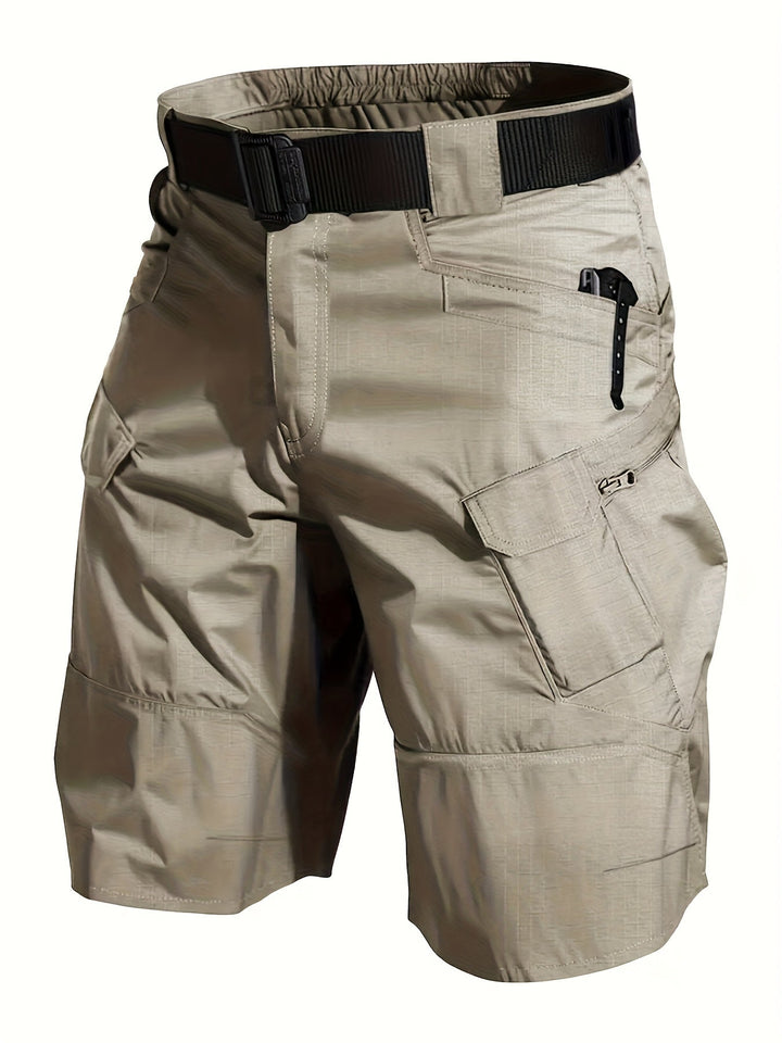 Herren-Funktionsshorts mit Taschen und Gürtel