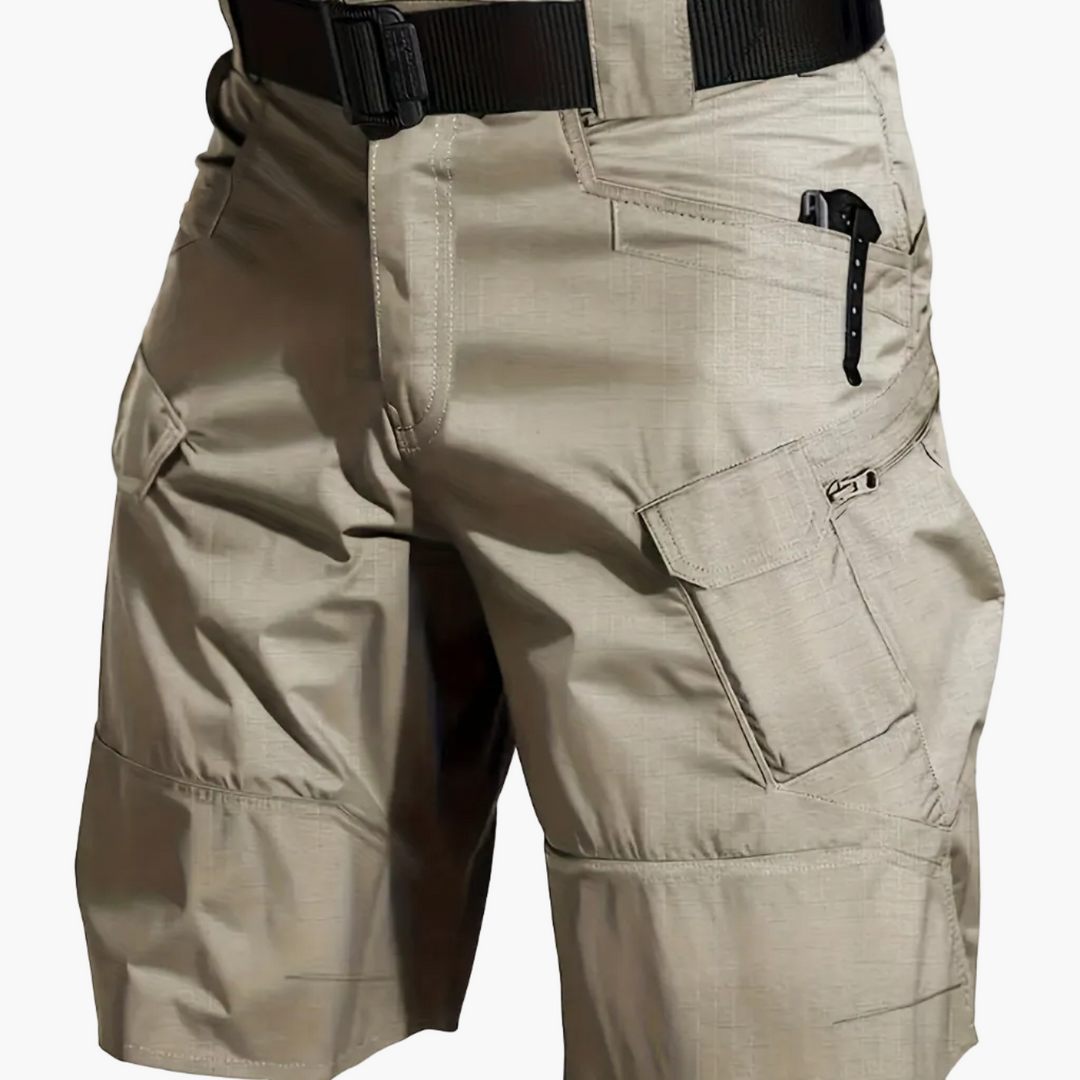Herren-Funktionsshorts mit Taschen und Gürtel