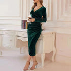 Lange, fließende, formelle Unisex-Kleid