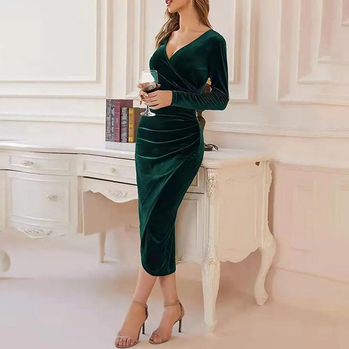 Lange, fließende, formelle Unisex-Kleid