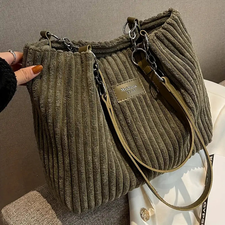 Julia | Baumwoll-Kord Tote Bag