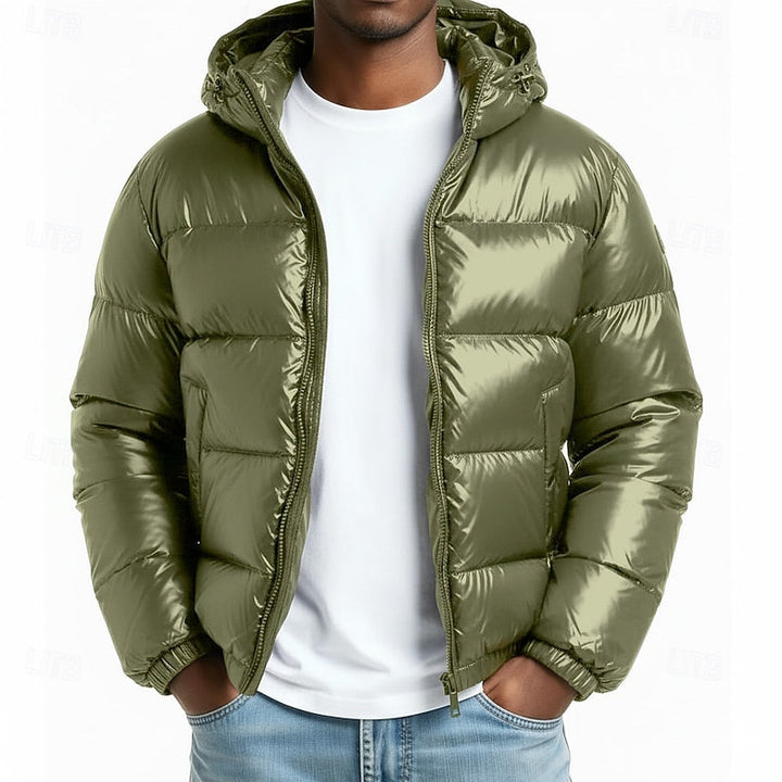 Fenrik | Herren Steppjacke mit Kapuze Winterjacke