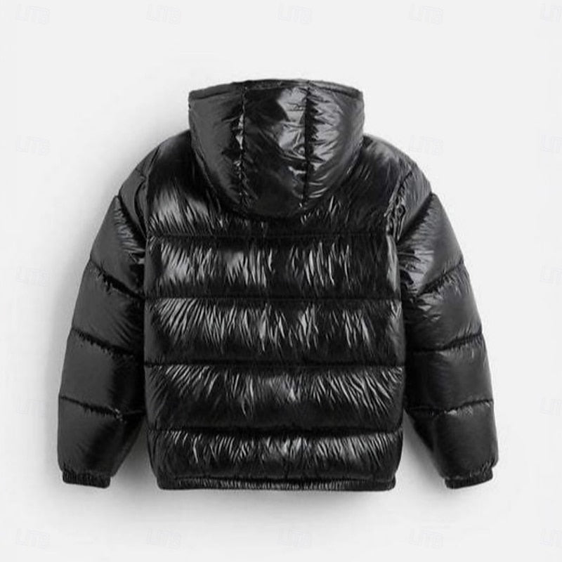 Fenrik | Herren Steppjacke mit Kapuze Winterjacke