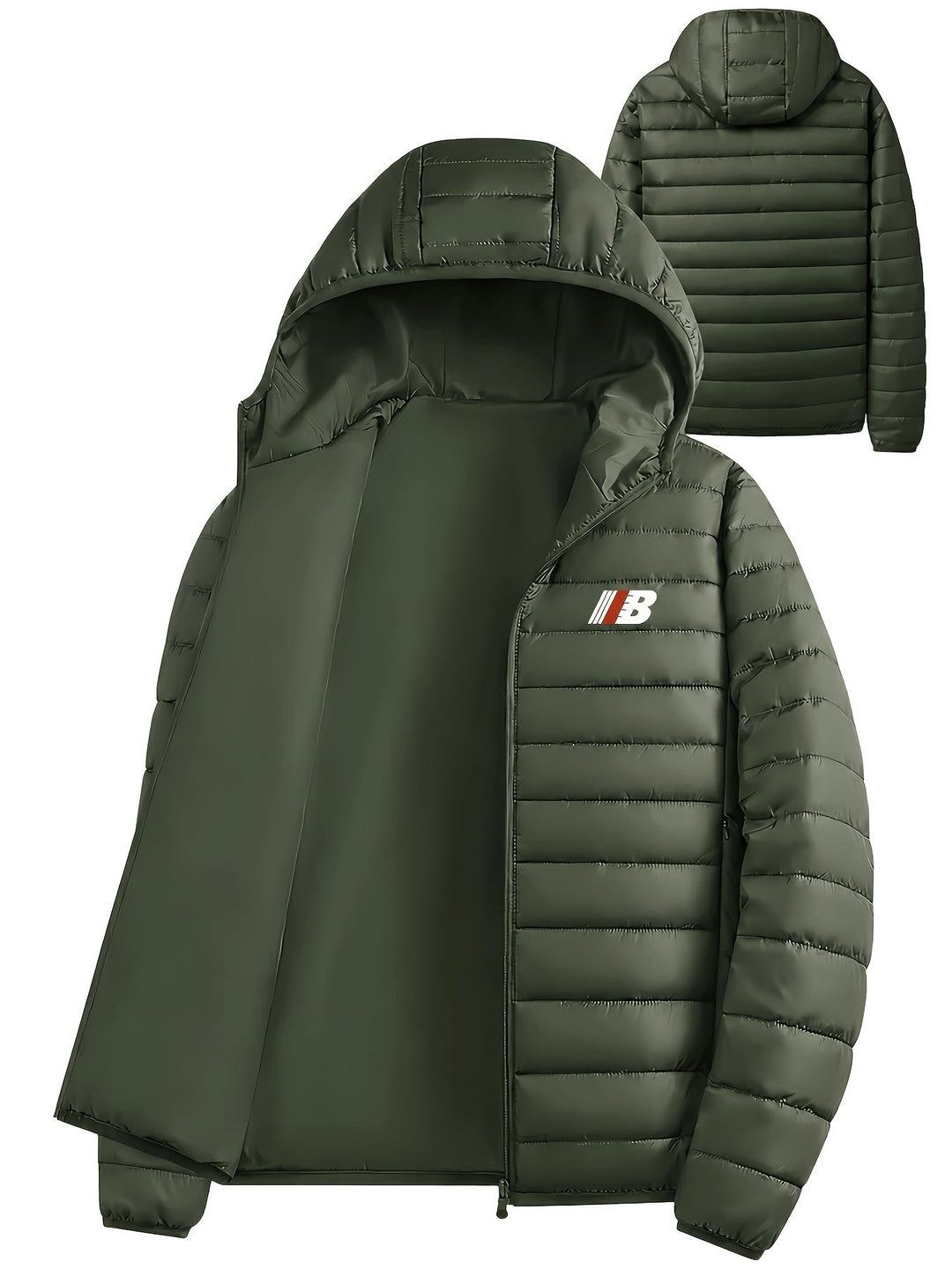 Grimbert | Herren Steppjacke mit Kapuze
