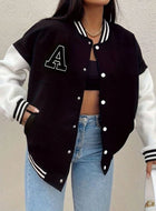 Hanne | Zweifarbige Oversized Bomberjacke für Damen