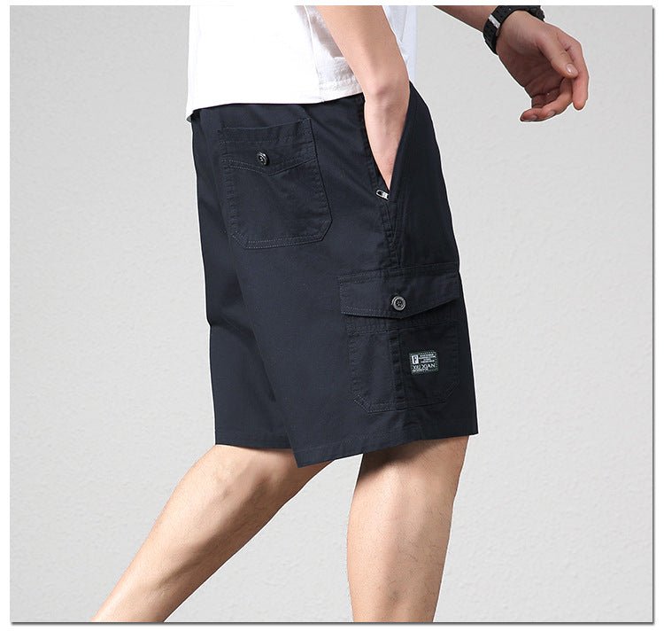 Lässige, sportliche Herren-Shorts mit Cargotasche und modernem Look