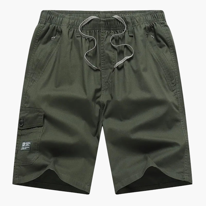 Lässige, sportliche Herren-Shorts mit Cargotasche und modernem Look