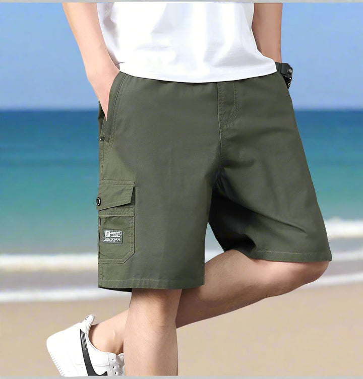 Lässige, sportliche Herren-Shorts mit Cargotasche und modernem Look